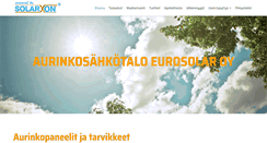Desktop Screenshot of eurosolar.fi